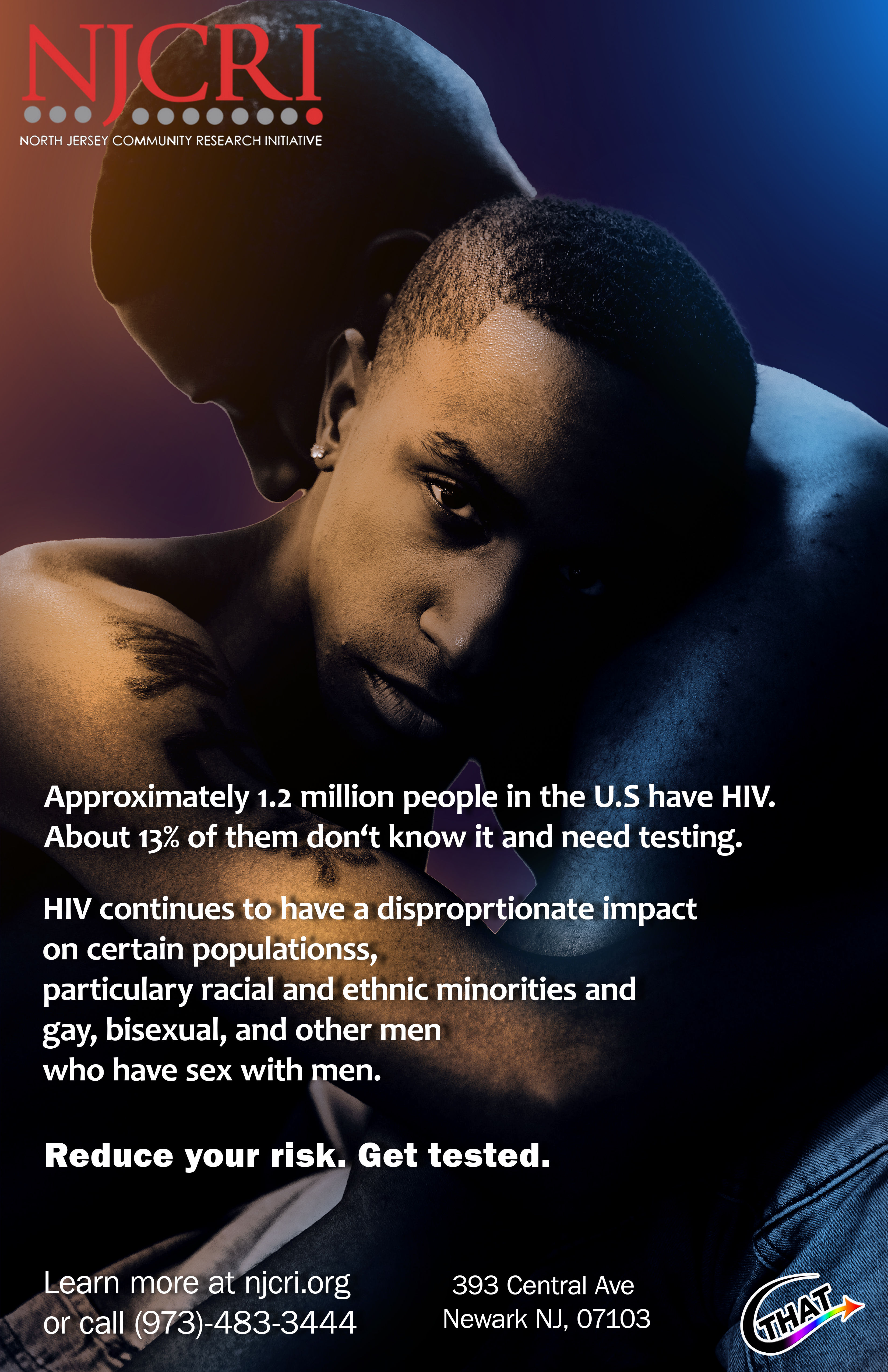 Developed social media advertisements to disseminate information about prevention and community resources, as part of NJCRI's THAT program. First one is done in 2022 the other two are 2023.